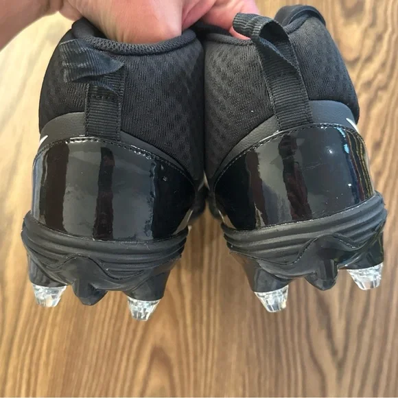 Size 14 Nike Force Savage Pro Detachable Football Cleats Black 902677-010 NEW - Picture 3 of 8